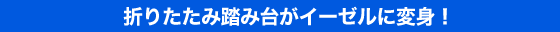 折りたたみ踏み台がイーゼルに変身！