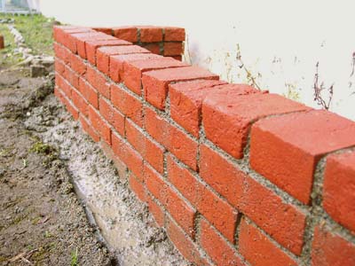 レンガの積み方