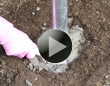 第113回 セメントを使ったポールの立て方